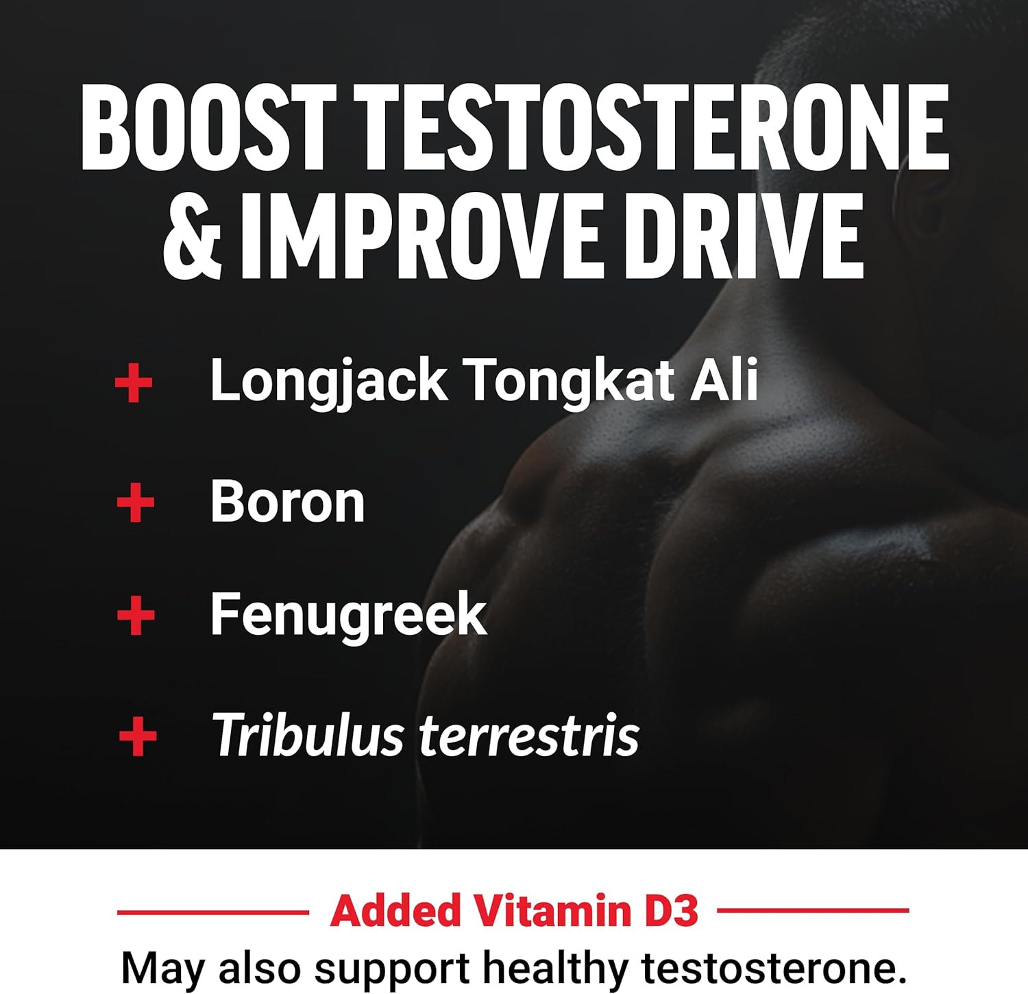Force Factor Test X180 Gummies Testosterone Booster for Men with Tongkat Ali, Horny Goat Weed, Tribulus Terrestris, Fenugreek, & Black Maca, Testosterone Supplement for Men, Berry Punch, 60 Gummies