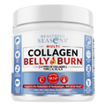 Collagen Belly Burn – Multi Collagen Powder + Vitamin C & Hyaluronic Acid – Metabolism, Skin & Joint Support